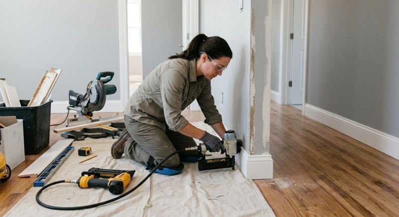 Chair Rail Installation in Kansas City, KS